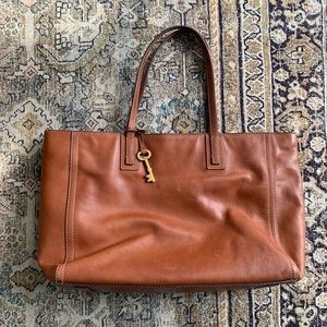 Fossil leather bag
